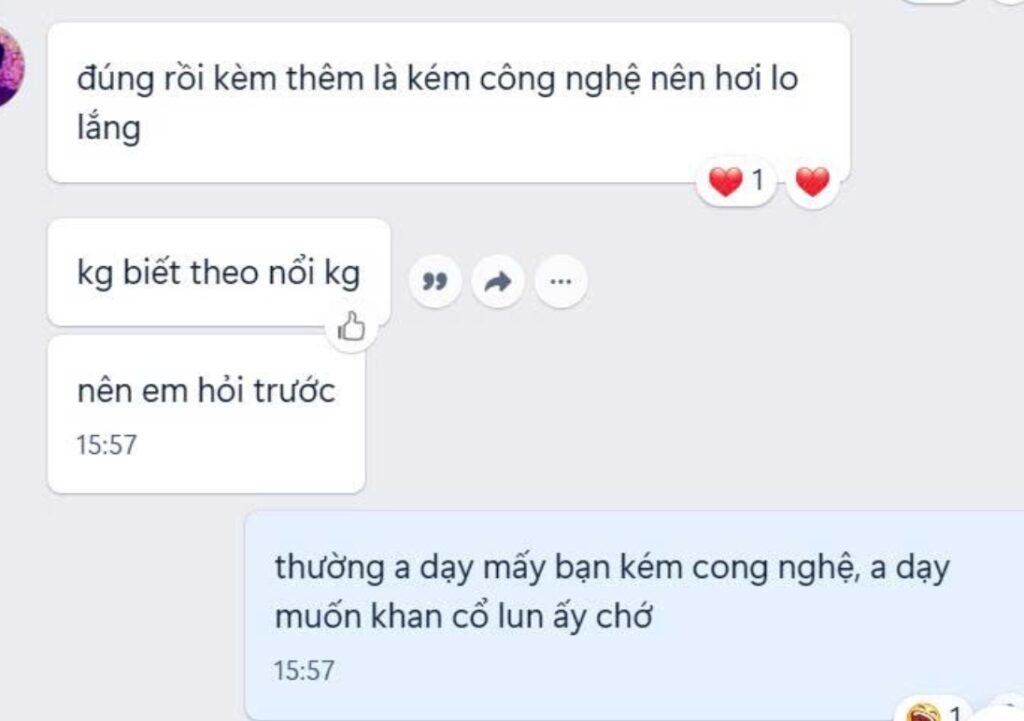 Chậm công nghệ, tiếng anh kém