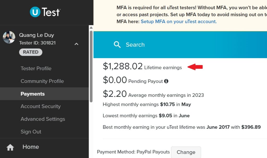 Kiếm tiền bằng Freelance tester