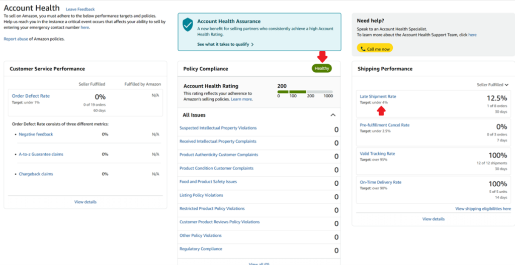 Sức khoẻ tài khoản có liên quan trực tiếp đến tỉ lệ ship hàng nhanh hay chậm