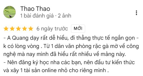 Học viên Etsy LeLife